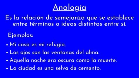 Analogía: qué es, características, tipos, ejemplos