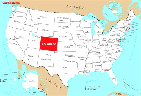 State Map Of Colorado | World Map Gray