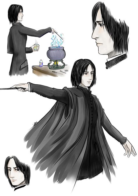 Professor Snape by lapaowan on DeviantArt