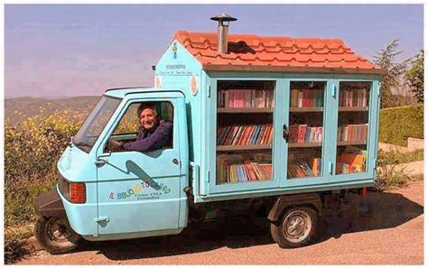 La petite bibliothèque | Mobile library, Bookmobile, Library