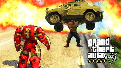 GTA 5 PC Mods - INCREDIBLE HULK VS. IRON MAN MOD! GTA 5 SUPERHERO ...