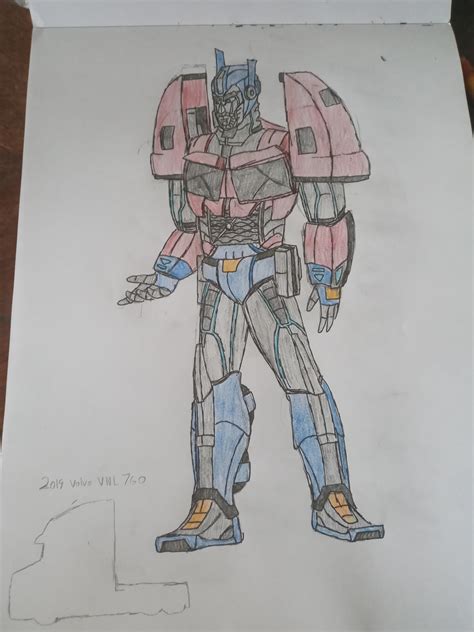 Optimus prime redesign (2023) : r/TransformersArt