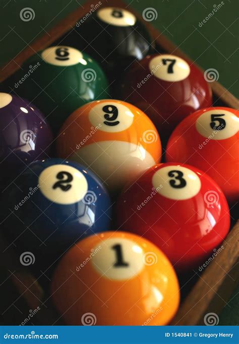 Nine Ball stock image. Image of sport, table, play, round - 1540841