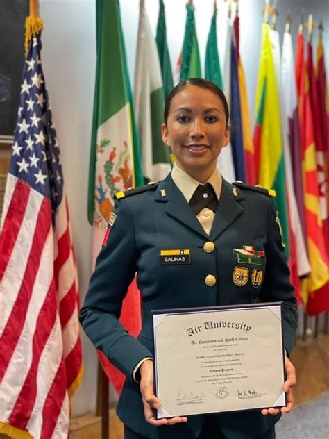 Mexican Army officer is the first to graduate from U.S. Air Command and ...