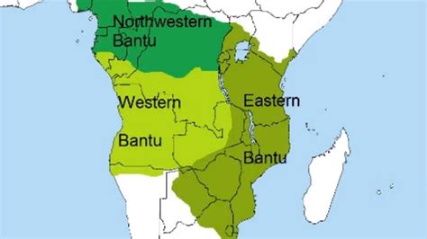 Bantu People Map