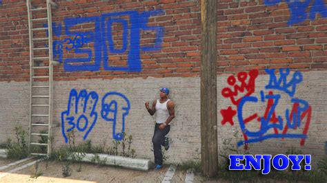 Crip Gang Graffiti (R30s) - GTA5-Mods.com