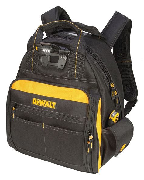 DEWALT, 9 Outside Pockets, 48 Inside Pockets, Tool Backpack - 402M72 ...