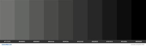 Shades XKCD Color medium grey #7d7f7c hex | Paletas de colores, Paletas ...