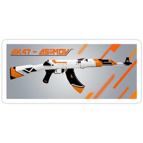 "Asiimov AK47" Stickers by sierraritter | Redbubble