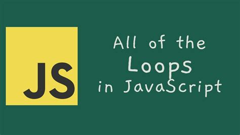 JavaScript 08 -- Let's talk about Loops in JavaScript - YouTube