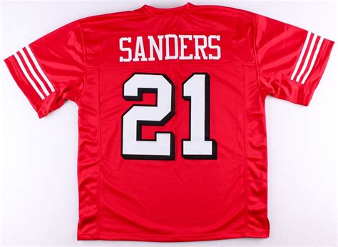 Deion Sanders 49ers On-Field Style Custom Stitched Jersey (Size XL ...