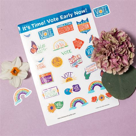 It's Time Vote Early Now Political Stickers for Your - Etsy