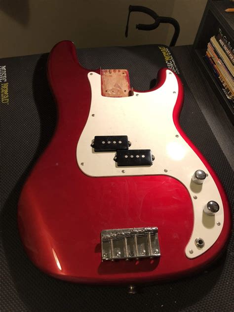 SOLD - Squier P Bass Body Loaded | TalkBass.com