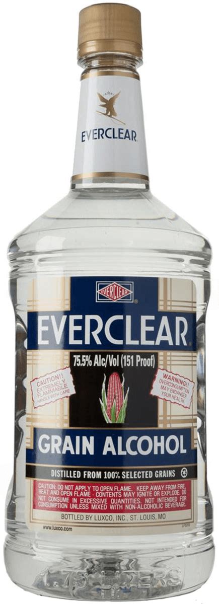 Everclear Grain Alcohol - 190 Proof - 1.75L | Bremers Wine and Liquor