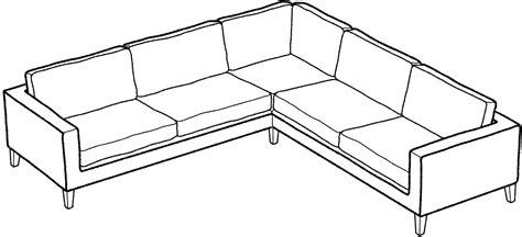 Simple Couch Drawing at GetDrawings | Free download