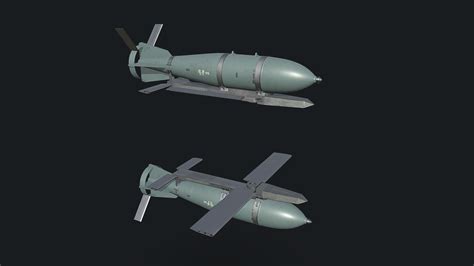 UMPK FAB-500 guided bomb - Buy Royalty Free 3D model by Tim Samedov ...