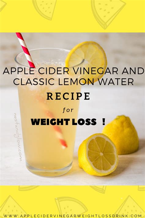 Apple Cider Vinegar and Classic Lemon Water Recipe | Recipe | Lemon ...