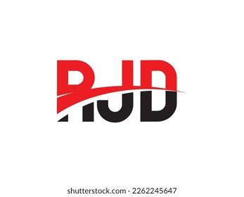 Rjd Letter Initial Logo Design Vector Stock Vector (Royalty Free ...