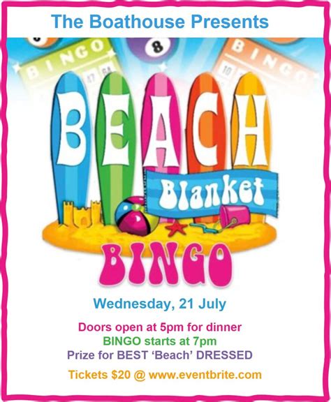 Beach Blanket Bingo - The Boathouse Nelson