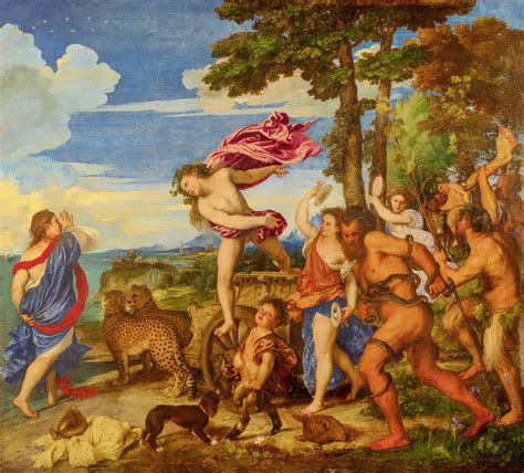 Titian & Bacchus and Ariadne & Wall Mural - | Wallsauce