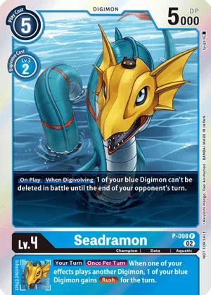 Seadramon (P-098) - Digimon Card Database - DigimonCard