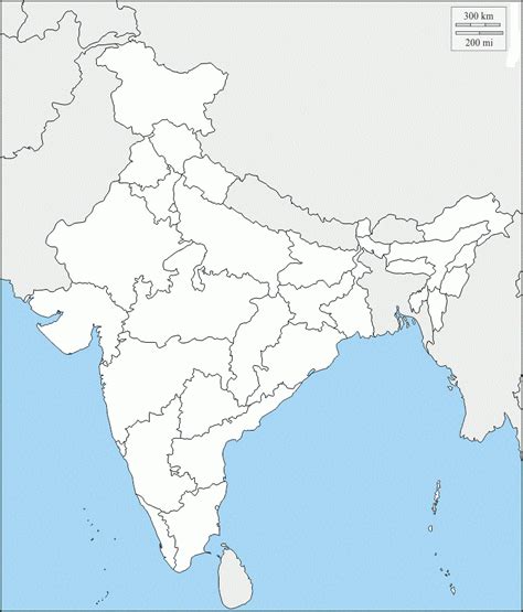 India Map Outline Hd - Middle East Political Map