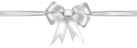 white ribbon vector png in 2024 | White ribbon, Ribbon bows, Bow clipart