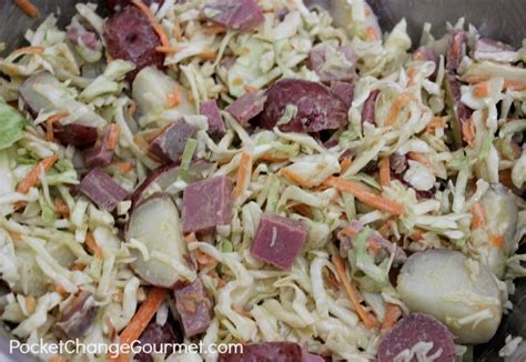 Corned Beef, Potato and Cabbage Salad - Pocket Change Gourmet