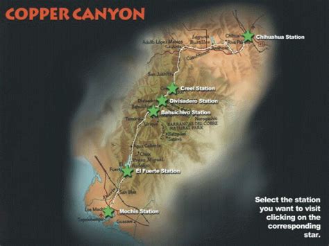 Copper Canyon Map