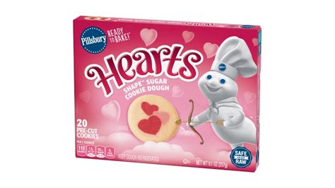 New Pillsbury Cookie Dough flavors for Valentine's Day | Snack Food ...