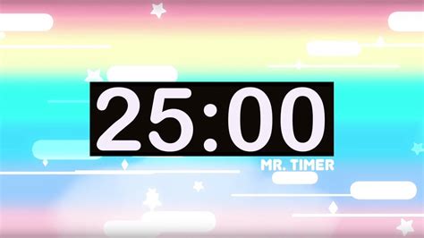 25 Minute Timer with Music for Kids! Online Countdown Timer! - YouTube