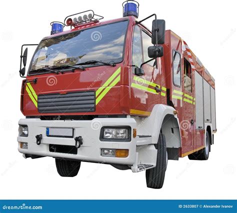 A Fire Rescue Car Royalty Free Stock Photography - Image: 2633807