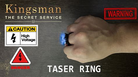 How To Make a TASER RING! - KINGSMAN GADGET!!! - YouTube