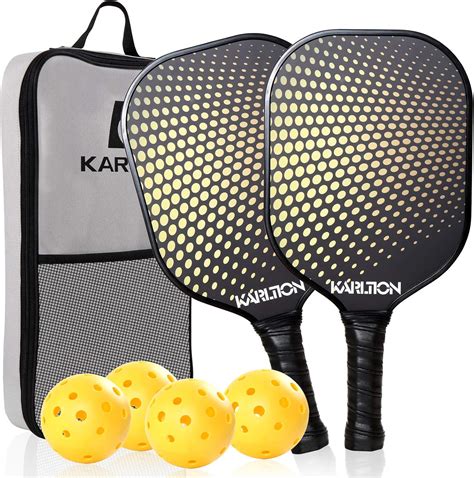 Karltion Pickleball Paddle Set of 2 - USAPA Standard 2 Pickleball ...