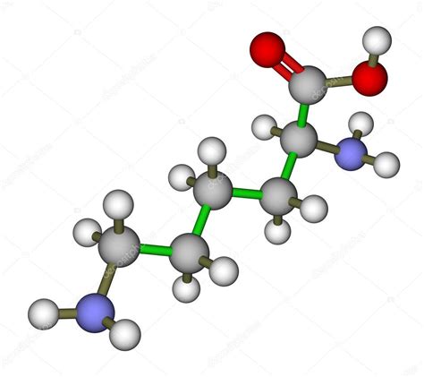 Lysine molecular structure — Stock Photo #12083993