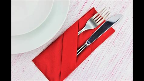 Easy Napkin Folding For Beginners