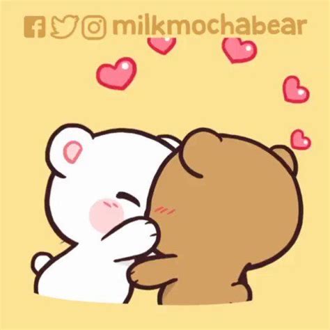 Milk & Mocha on Twitter: "Milk's kiss version 2 : ATTACK ON WHOLE FACE ...