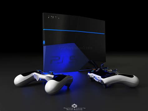 Playstation 5 Console and Controller by David Hansson - PS5