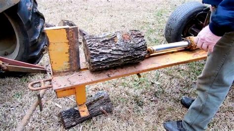 10 Homemade Log Splitter Plans (Build DIY Wood Splitter)