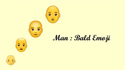 👨‍🦲 Man: Bald emoji - meaning, copy & paste - Heatfeed