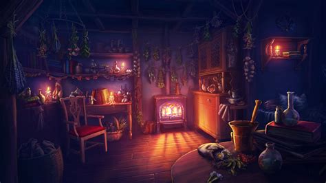 ArtStation - Witch House Interior