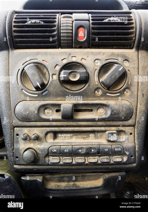 A very dirty car interior and dashboard Stock Photo - Alamy