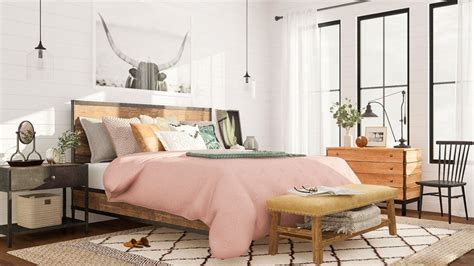 13 Best Rustic Bedroom Ideas To Give a Boho Look in 2024 - Foyr