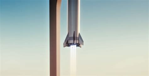 Starship Super Heavy 2019 (SpaceX) booster landing 2 edit - TESLARATI