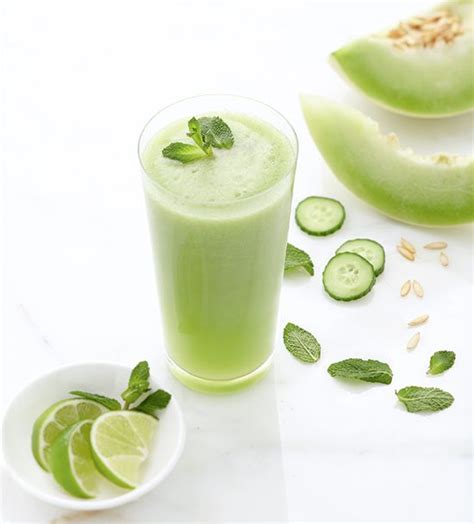 Smoothie recipe: Honeydew melon, cucumber & mint smoothie {PHOTO: Joe ...