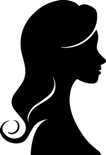 Premium Vector | Women profile vector silhouette illustration 11