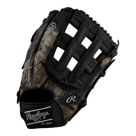 Custom Rawlings 12.75” H-Web Black Speed Shell Heart of the Hide ...