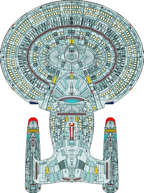 Enterprise D Schematic