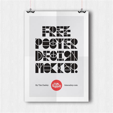 Free Poster Design Mockup on Behance