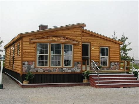 New Mobile Homes That Look Like Log Cabins - New Home Plans Design